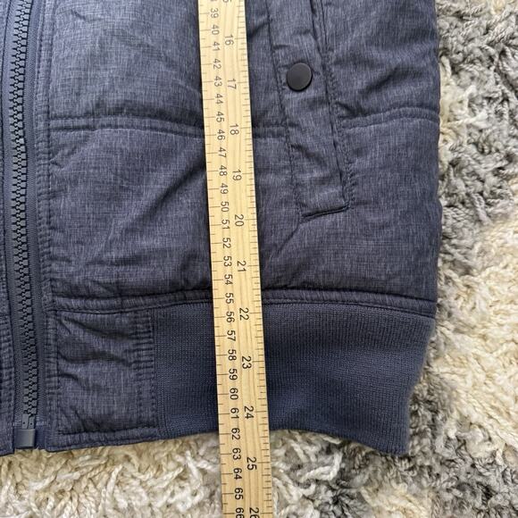Womens‎ Saks Fifth Avenue Vest Insulated Puffer Jacket Gray Med - Picture 5 of 6